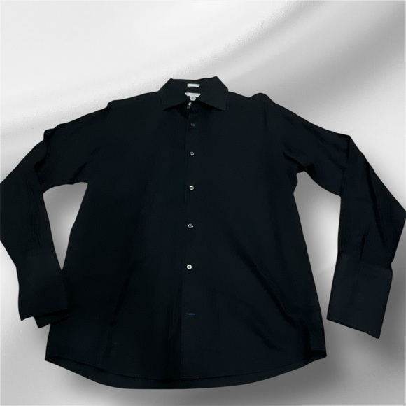 Banana Republic Black Dress Shirt Classic Tailored Design - Picture 1 of 3